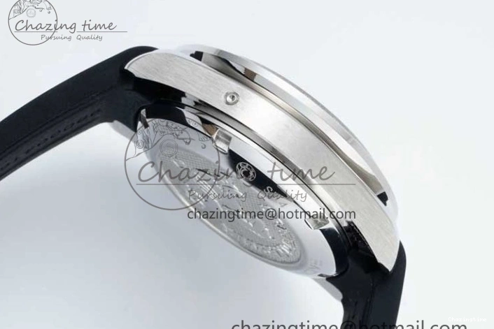 0706 TopPick Speedmaster Racing Master SS HKF Best Edition White Black Dial on Black Rubber Strap A 7813